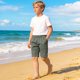 thumbnail image 3 of Pantalones de Natación para Niños Pequeños Verano Sólido Elástico Cintura Pantalones de Playa Bolsillo Pantalones Deportivos Casuales para Niños, 3 of 8