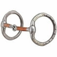 thumbnail image 2 of Hilason Stainless Steel Smooth Joint Show Snaffle Horse Bit, 2 of 2