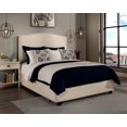 thumbnail image 4 of Newport Fabric Upholstered "Steel-Core" Platform Queen Bed/4-Drawers Ivory, 4 of 5