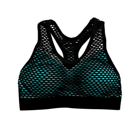

Bras For Women Mesh Yoga Sports Shockproof Bra Without Steel Ring Sleep Underwear