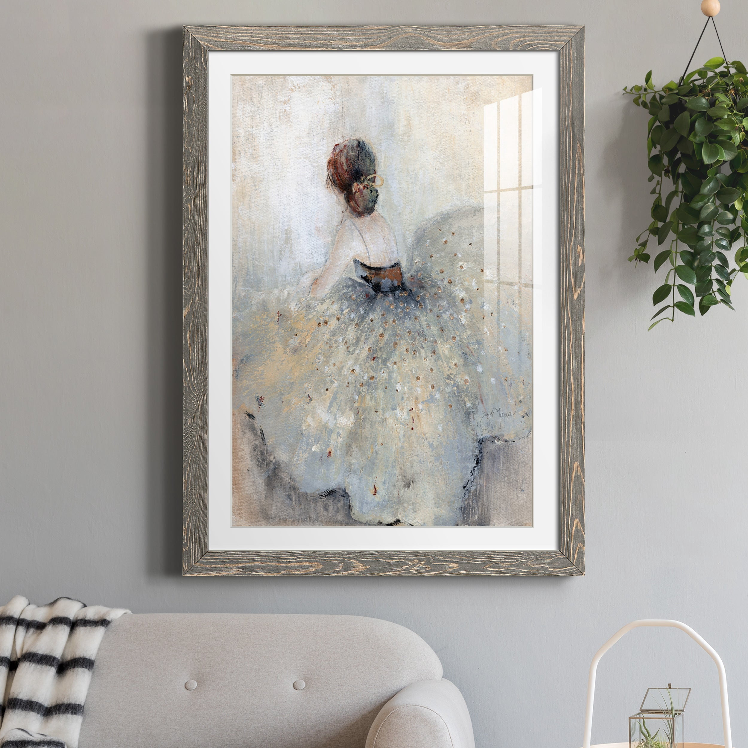 Sunday Best Hen - Premium Framed Print - Distressed Barnwood Frame - Ready to Hang