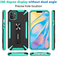 thumbnail image 4 of WANNGWE iPhone XR Case, HD Screen Protector Ring Shockproof Silicone Phone Case (Green) DZ97-12192, 4 of 5