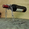 thumbnail image 1 of Soporte de botella de vino tinto de moda personalizado, suspensión creativa, cuerda de hierro, decoración de estante de vino, 1 of 6