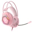 thumbnail image 2 of Auriculares para juegos con cable G70 con micrófono Almohadillas para los oídos de espuma viscoelástica Auriculares con cancelación de ruido USB Soledad  Auriculares para juegos con cable, 2 of 8