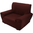 thumbnail image 2 of Housse de Canapé Housse de Canapé Extensible Housse de Canapé Type Siège Simple Marron, 2 of 3