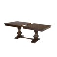 thumbnail image 3 of Walnut Wood Extendable Dining Table with Removeable 18" Leaf, 3 of 5