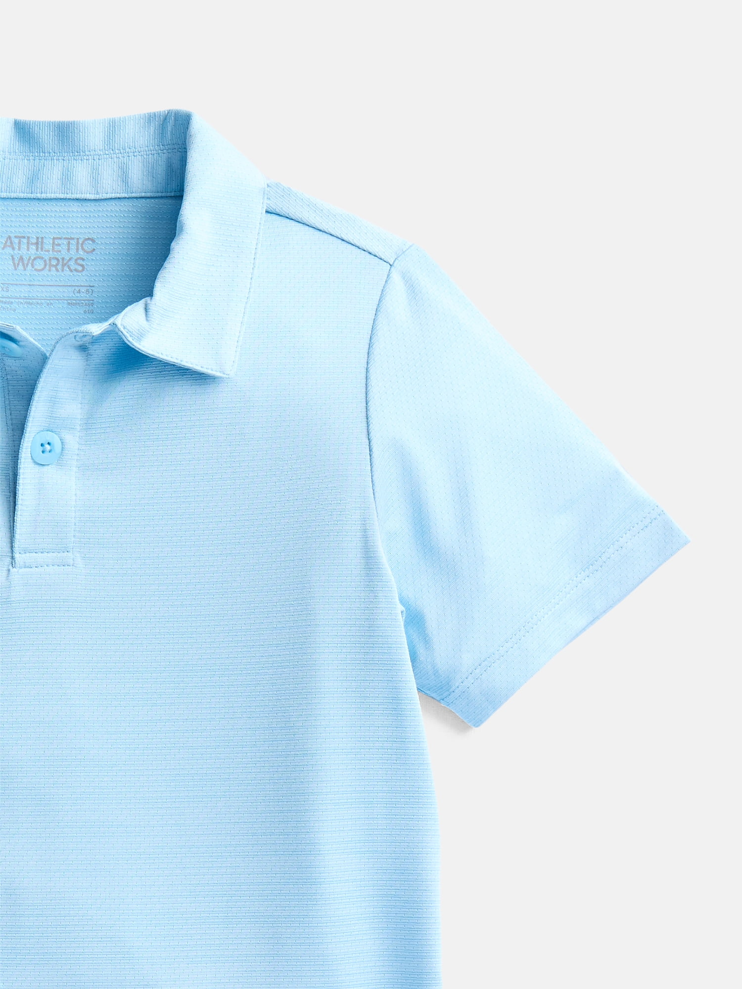 Athletic Work Boys Active Short Sleeve Polo Shirt, Sizes 4-18