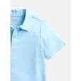 thumbnail image 2 of Athletic Work Boy's Active Polo Shirt with. Short Sleeves, Sizes 4-18, 2 of 3