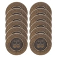 thumbnail image 1 of CRAFTHROU 100Ud Botones Retro Para Blazer En Metal Duradero Con Cuatro Agujeros Para Ropa Y Manualidades, 1 of 8