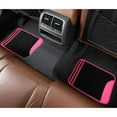 thumbnail image 3 of Flying Banner car floor mas 4pieces set non slip carpet car mats automotive waterproof car floor mats lady girl pink, 3 of 7