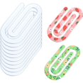 thumbnail image 4 of DJN Home & Garden Sublimation Blanks Acrylic Paper Clips 4" X 2" Paper Clips Clear For Heat Transfer DIY Design School Classroom Stationery Home Crafts, 4 of 8