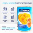 thumbnail image 3 of Club Supreme Peach Halves in Light Syrup 398ml  (6 Pack), 3 of 9