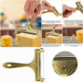 thumbnail image 2 of Adjustable Thickness Butter Cheese Grater Cheese Slicer Cheese Cheese Spatula Kitchen Gadget Gold Baking Sheets for Oven Nonstick, 2 of 4