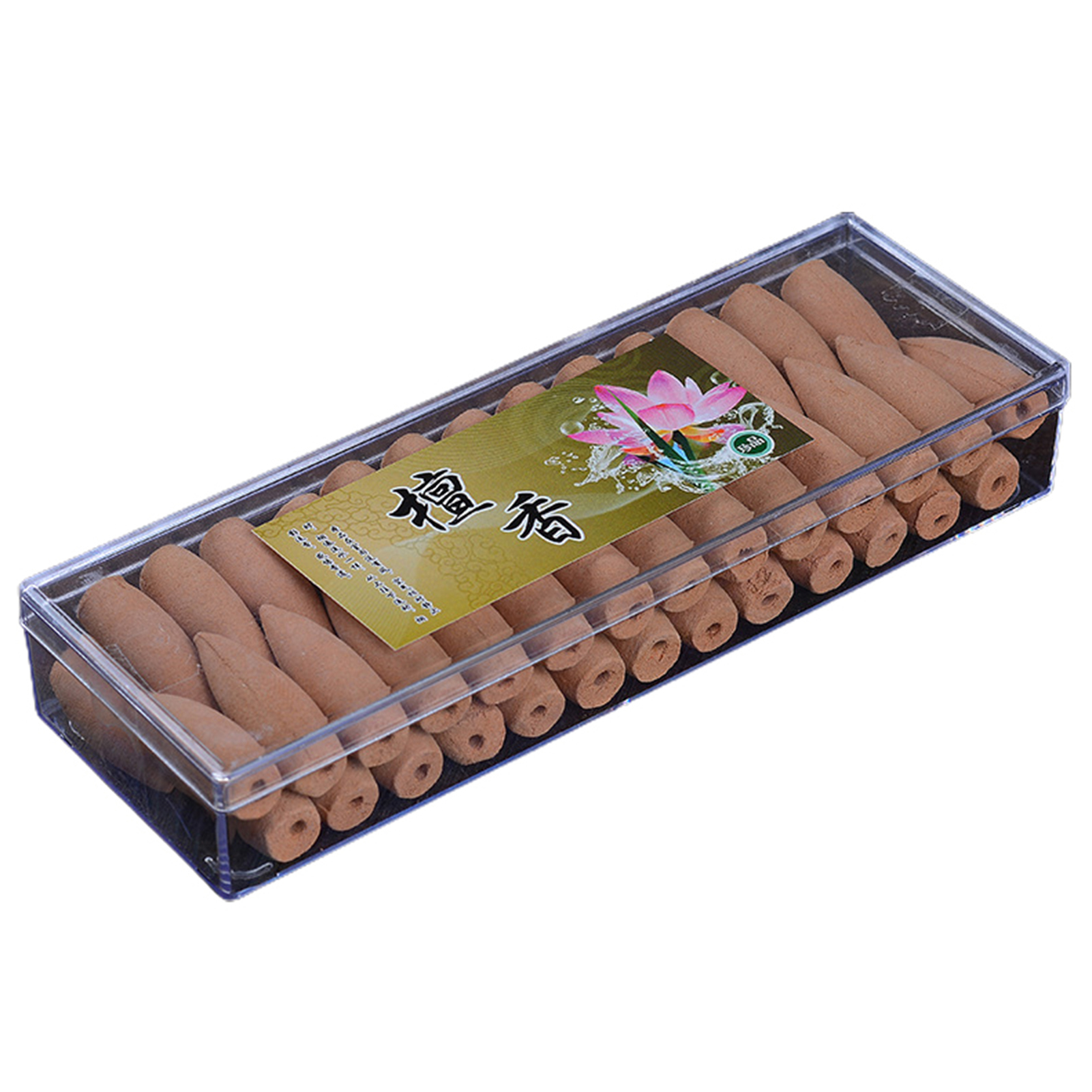 Lomubue 50Pcs/Box Backflow Incenses Lasting Fragrance Multi Fragrances