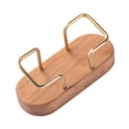 thumbnail image 4 of Soporte para tarjetas de visita de madera, capacidad para 75 tarjetas, para hombres y mujeres, organizador, marco de exhibición para escritorio, ofici B shamjiam tarjetero, 4 of 8
