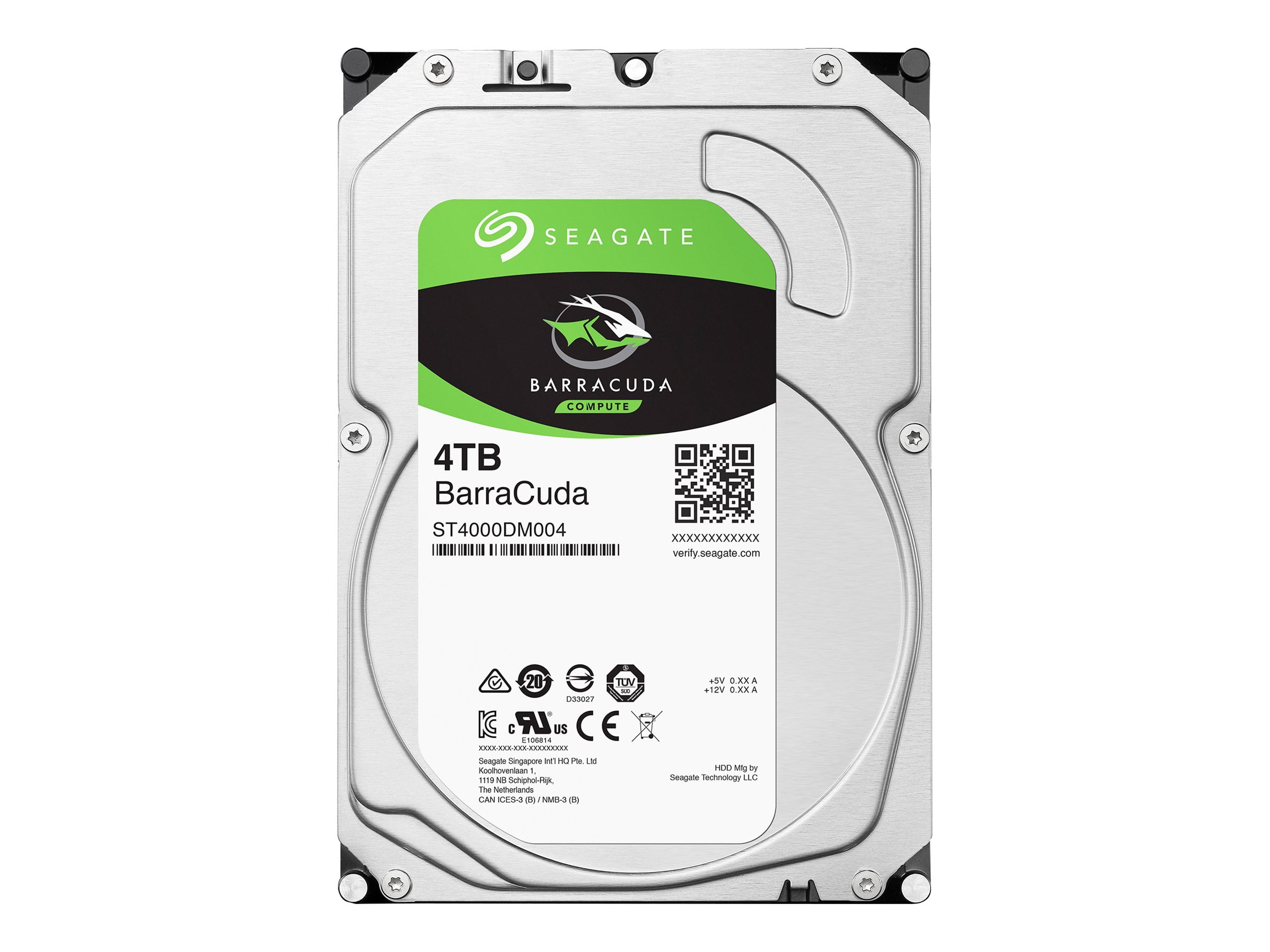 Seagate Barracuda ST4000DM004 - Hard drive - 4 TB - internal - 3.5