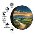 thumbnail image 4 of Bingfone Tournesols au Coucher du Soleil pour Pneu de Rechange Protecteurs de Roues Universels Résistants aux Intempéries pour Véhicule Récréatif Remorque de Voyage SUV Camion-16 Pouces, 4 of 6