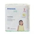 thumbnail image 6 of McKesson Baby Diapers - Flexible Fit, Wetness indicator, 12-Hour Protection - Size 6 (Over 35 lbs.), 23 Count, 1 Pack, 6 of 8