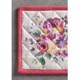 thumbnail image 3 of Rose Garden 100% Cotton Pot Holder with Loop Heat Resistant for BBQ | Cooking | Baking | Grilling | Microwave | Barbecue | Spring/Summer (8 Inch by 8 Inch)., 3 of 8