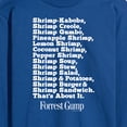 thumbnail image 3 of Forrest Gump - Bubbas Shrimp List - Men's Long Sleeve T-Shirt, 3 of 5