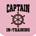 thumbnail image 4 of Inktastic Captain in Training Boys or Girls Baby Bib, 4 of 4