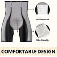 thumbnail image 4 of Pantalones de control de abdomen Yashi moldeador corporal mujer negro caqui 2XL, 4 of 5