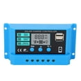 thumbnail image 2 of Solar Charge Controller, Low Self Consumption 12V 24V Adaptive Photovoltaic Solar Controller  for Solar Power System 10A,20A,30A, 2 of 7