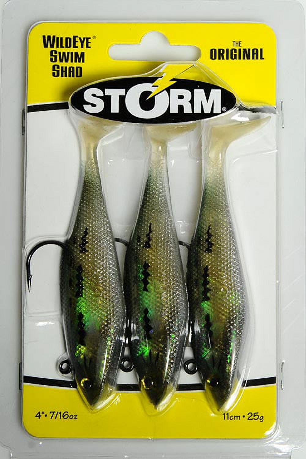 battery powered natural shad lure for bass Storm WildEye Swim Shad 4