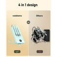 thumbnail image 2 of TEMOGU-Power Bank with Built-in Cables 10000mAh Portable Charger for iPhone Slim Fast Charge USB C Battery Pack Travel Essentials Powerbank Compatible with iPhone, Samsung, Android, etc, 2 of 4