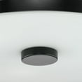 thumbnail image 6 of Gilliam Collection Three-Light Matte Black New Traditional Flush Mount, 6 of 9