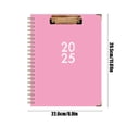 thumbnail image 3 of Ovzne Clipboard A4 Notebook 2025 English Notepad Coil Diary Planner Work Sports Schedule On Clearance, 3 of 6