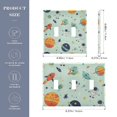 thumbnail image 2 of Yayeee Toggle Light Switch Wall Plate 2-Gang 4.56"x4.48" Decorative Outlet Cover, Space Patterns, 2 of 7