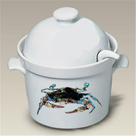 Carolines Treasures 115338 Crab Ceramic Tureen With Ladle
