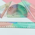 thumbnail image 2 of YIEMEEN 4Pcs Foldable Ruler with Triangles Ruler Protractor Straight Ruler, Plastic Ruler Set Flexible Ruler Soft Bendable Ruler, 2 of 12