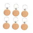 thumbnail image 4 of AURARMLET 6Pcs Keychain Supplies Round Pendant for Diy Projects Keyring Making Men Lovers present Giving, 4 of 8