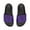 Black, variant on Effete Feline Claw Marks Scratch Women Removable-Strap Sandals