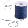 thumbnail image 5 of 1 Roll 1mm 100 Yards Waxed Cotton Cord Thread Beading String for Jewelry Making Crafting Beading Macrame Dark Blue, 5 of 9