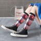 thumbnail image 5 of Balery Heart Plaid Calcetines novedosos Calcetines deportivos Calcetines hasta la rodilla Calcetines de algodón Calcetines originales y geniales, 5 of 6