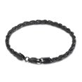 thumbnail image 1 of Fongten-pulsera de cadena de eslabones trenzados para hombre, brazalete de acero inoxidable, color negro, regalo de joyería, venta al por mayor Fivean unisex, 1 of 2