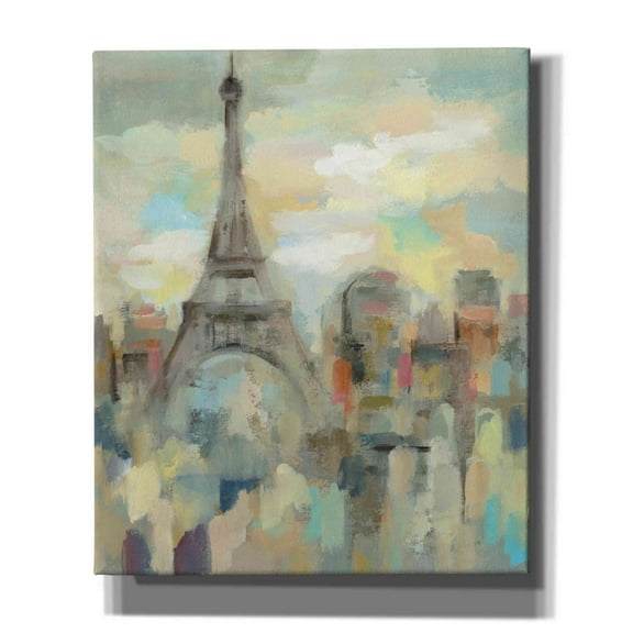 Epic Graffiti 'Paris Impression' by Silvia Vassileva, Canvas Wall Art, 20"x24"