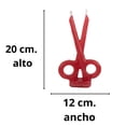thumbnail image 3 of 3 Veladoras en forma de tijeras Rojas, 3 of 4