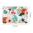 thumbnail image 3 of Floral Bath Mat Flower Bathroom Rugs Colorful Bath Rugs Super Soft Bath Rugs 16"x24", 3 of 8