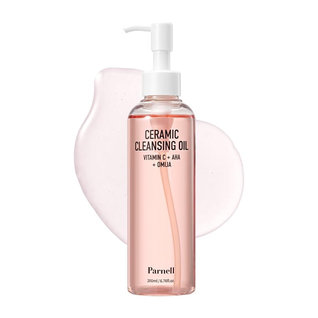Parnell Aha Omija Aceite limpiador cerámico 200 ml / 6,76 fl.oz | limpiador facial coreano para derretir puntos negros cuidado de la piel coreano
