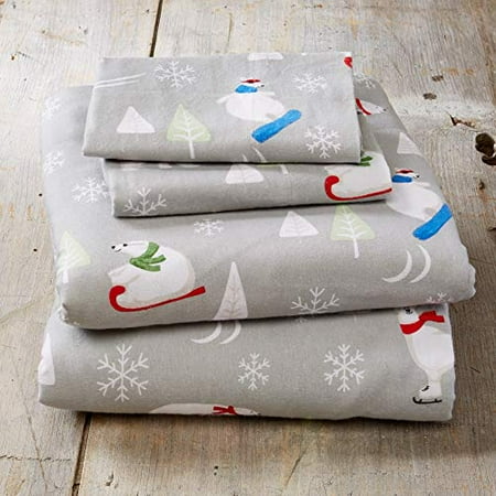 Extra Soft 100% Turkish Cotton Flannel Sheet Set. Warm, Cozy, Luxury