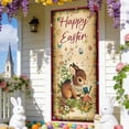 thumbnail image 6 of EWASWON Easter Door Banner 35x71 Inch - Colorful Reusable Polyester Door Hanger & Wall Decor for Easter Party, Spring Front Door Decoration, 6 of 6