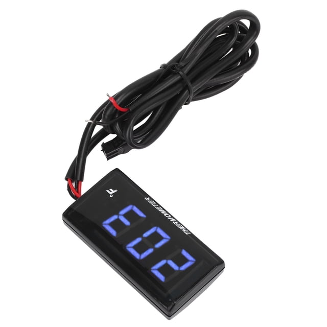 Medidor Digital de Temperatura del Agua Para Motocicleta, LCD Ultrafino de 12 V para la Mayoría de Las Motos