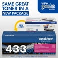 thumbnail image 2 of Brother Genuine High Yield Printer Toner Cartridge, TN433M, 2 of 12