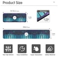 thumbnail image 3 of Yayeee Faucet Mat for Kitchen Sink 30" Diatomite Long Splash Guard Pad, Purple Moonlight Forest, 2 Pack, 3 of 7