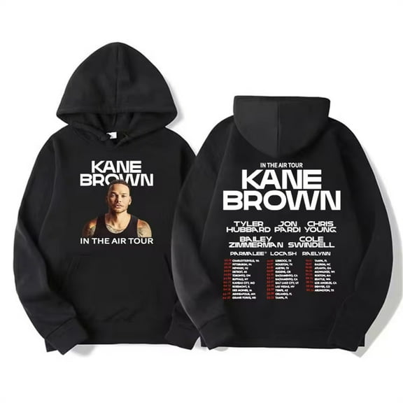 Kane Brown in The Air Tour 2024 Hoodies Women Men Long Sleeve Casual Sweatshirt Clothes
