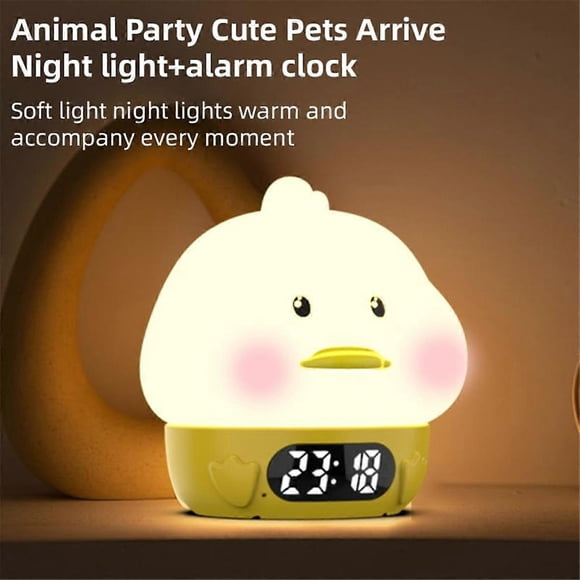 Réveils pour Enfants-Nuits, Affichage de la Température, Changement de Couleur RGB, Réveil, Rech_Perfect Gift